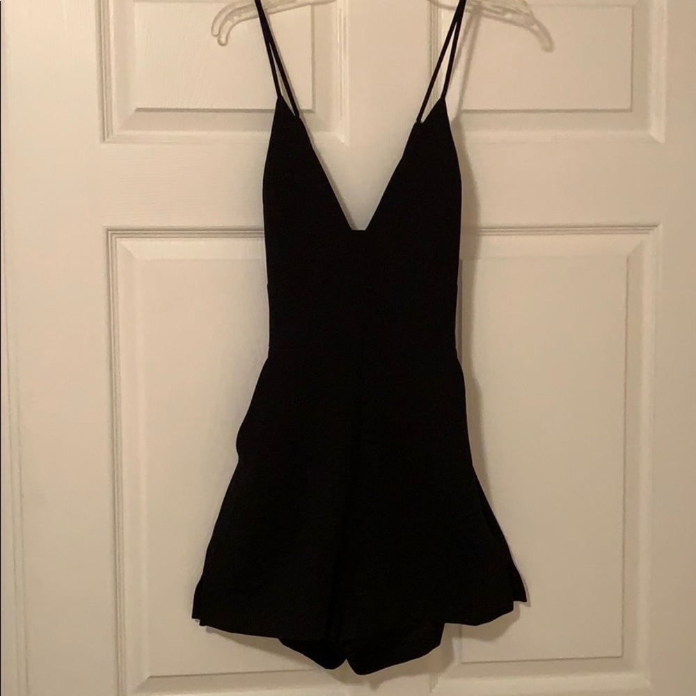 BCBGeneration Barely Worn Black Romper